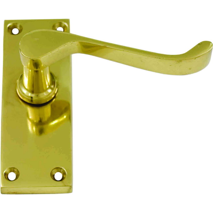 Victorian Schroll Lever Latch Furn(Light & Standard Pattern)